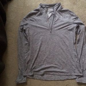 Nike running half zip